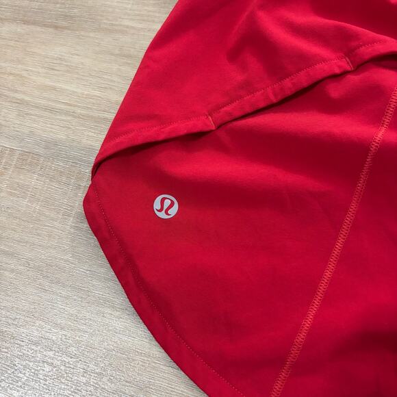 Lululemon Speed Up High-Rise Short 4" Dark Red Women Size 10 - Picture 5 of 5